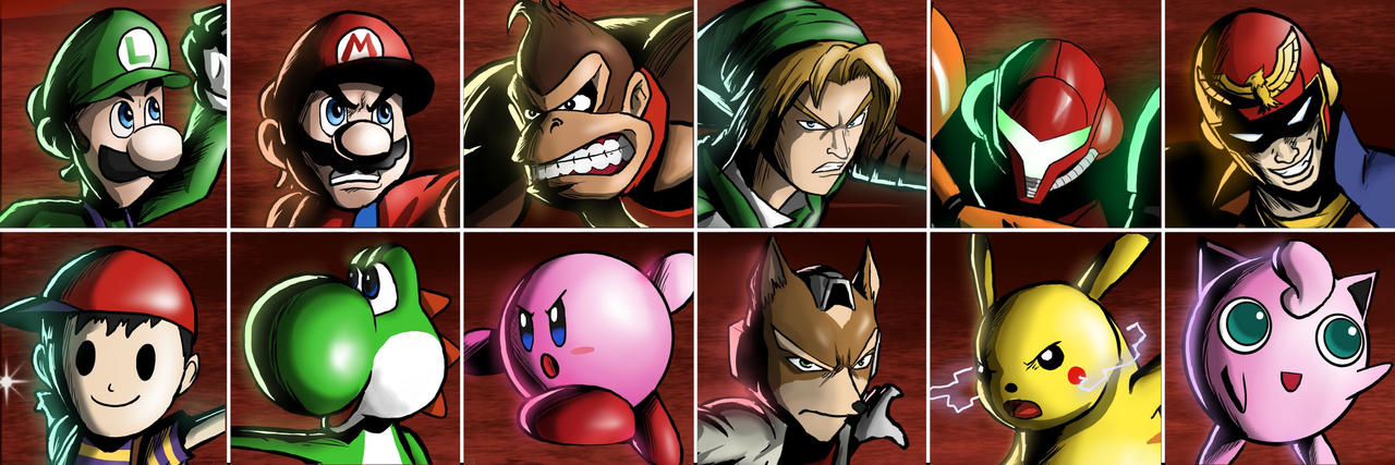 Super Smash Bros Character Select Screen by AserDreaMasters on DeviantArt Super Smash Bros Character Select Screen by AserDreaMasters on DeviantArt