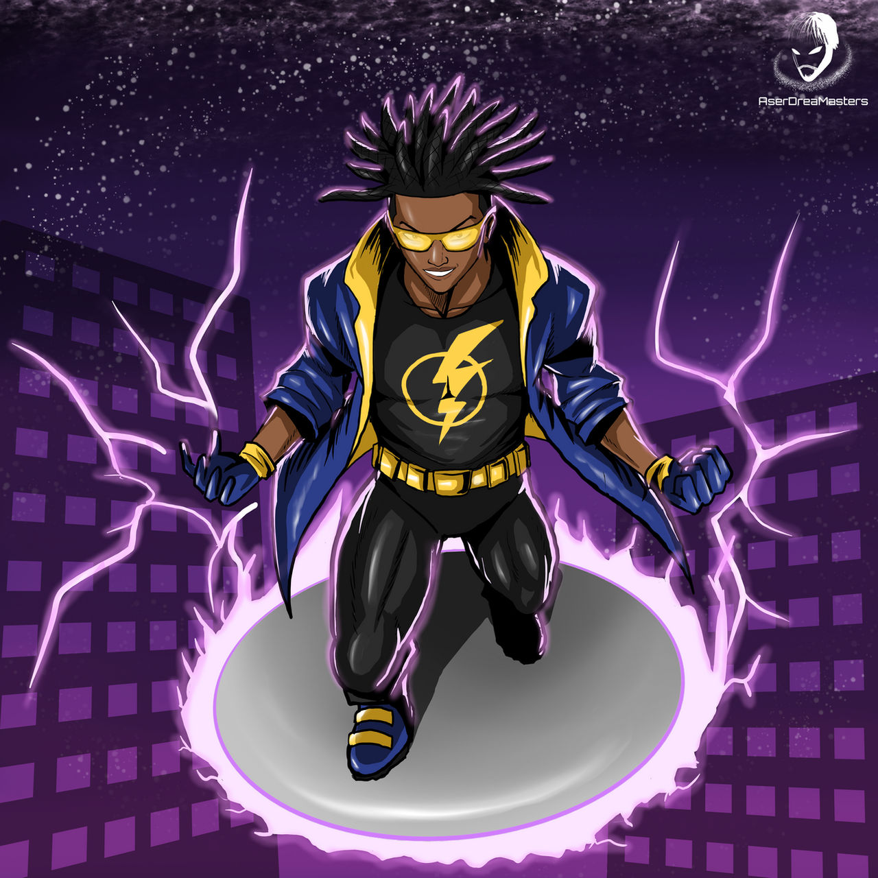 Static Team Deviantart Static Shock by AserDreaMasters on DeviantArt