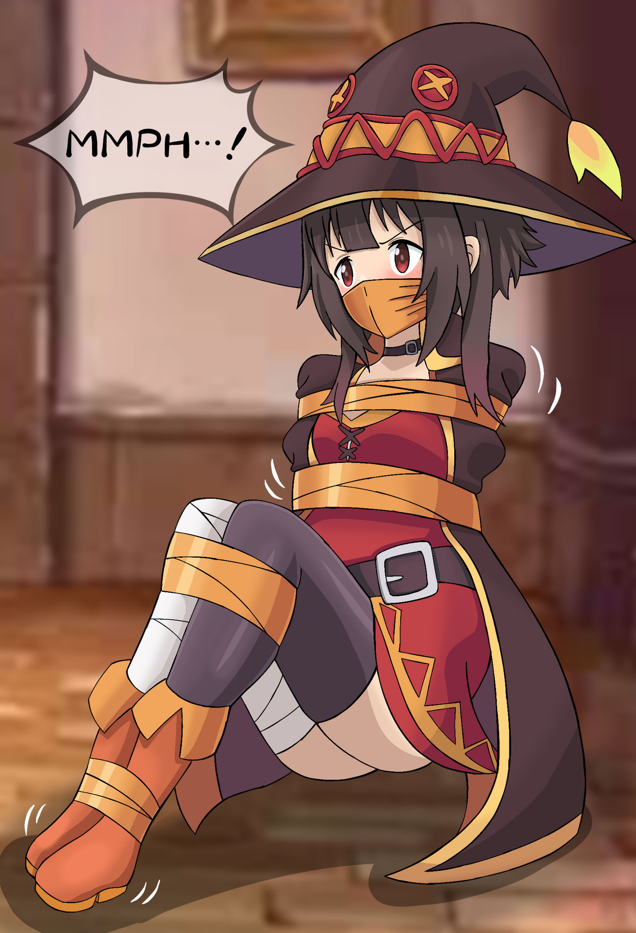 Megumin Hyperdistorted Megumin by Bad0Gift on DeviantArt