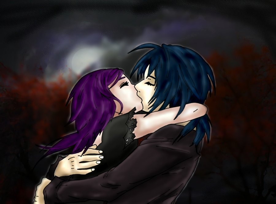 Vampire kisses by BunnyQueeks by Raven-Madison on DeviantArt