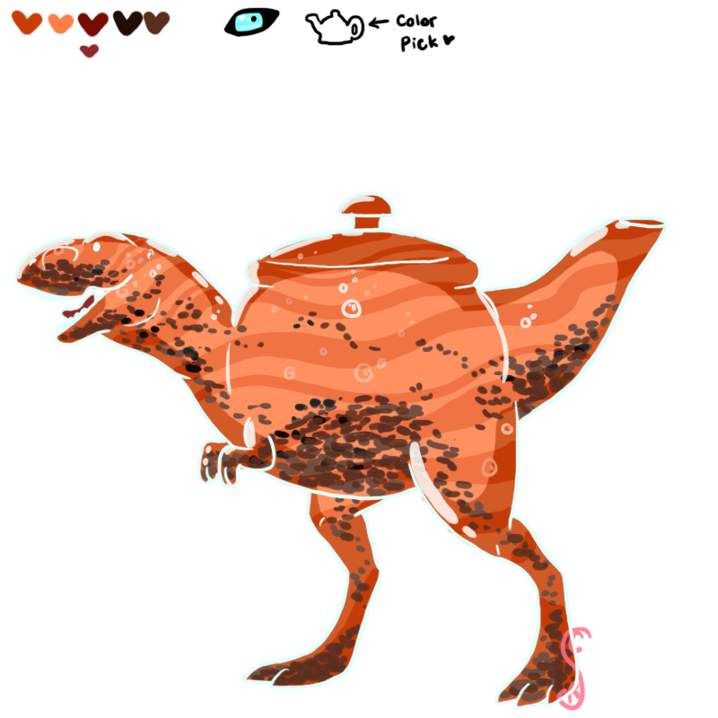 All Grown Up - Black Tea Rex by CreamyGaIaxies on DeviantArt