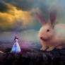 Big Rabbit and Girl