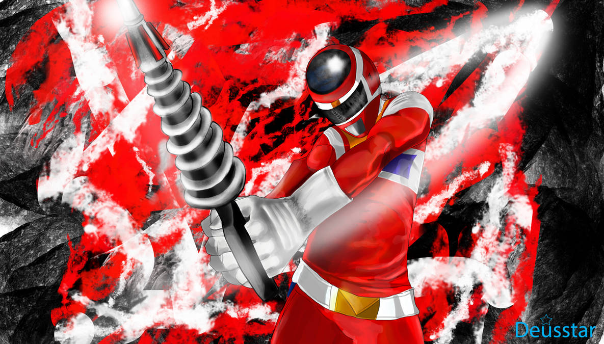 Red In Space Ranger by Deusstar on DeviantArt