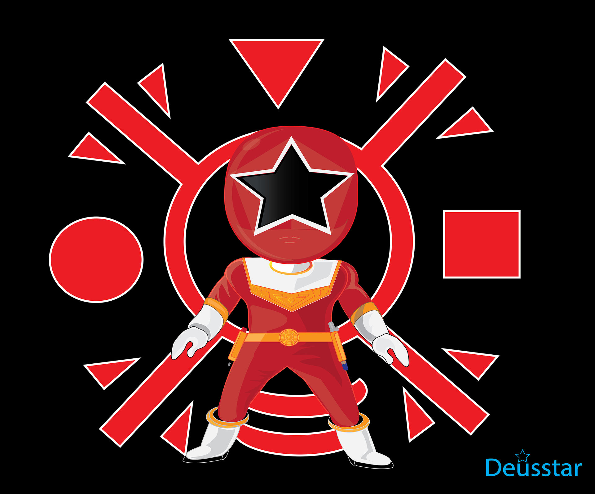 Red Zeo Ranger by Deusstar on DeviantArt