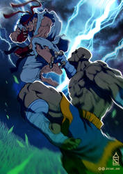 Ryu vs Sagat