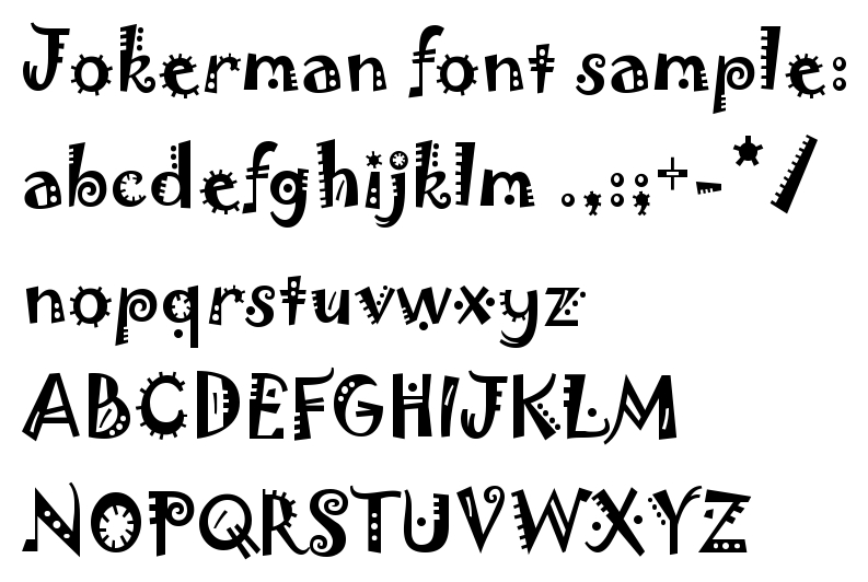 Jokerman Font Sample By Octadeviant On DeviantArt jokerman-font-sample-by-octadeviant-on-deviantart