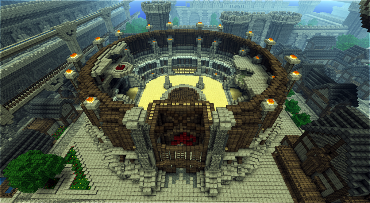 Imperial City Arena minecraft by Sir-Beret
