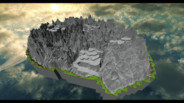 Mt. Ordeals (FFIV) in Minecraft