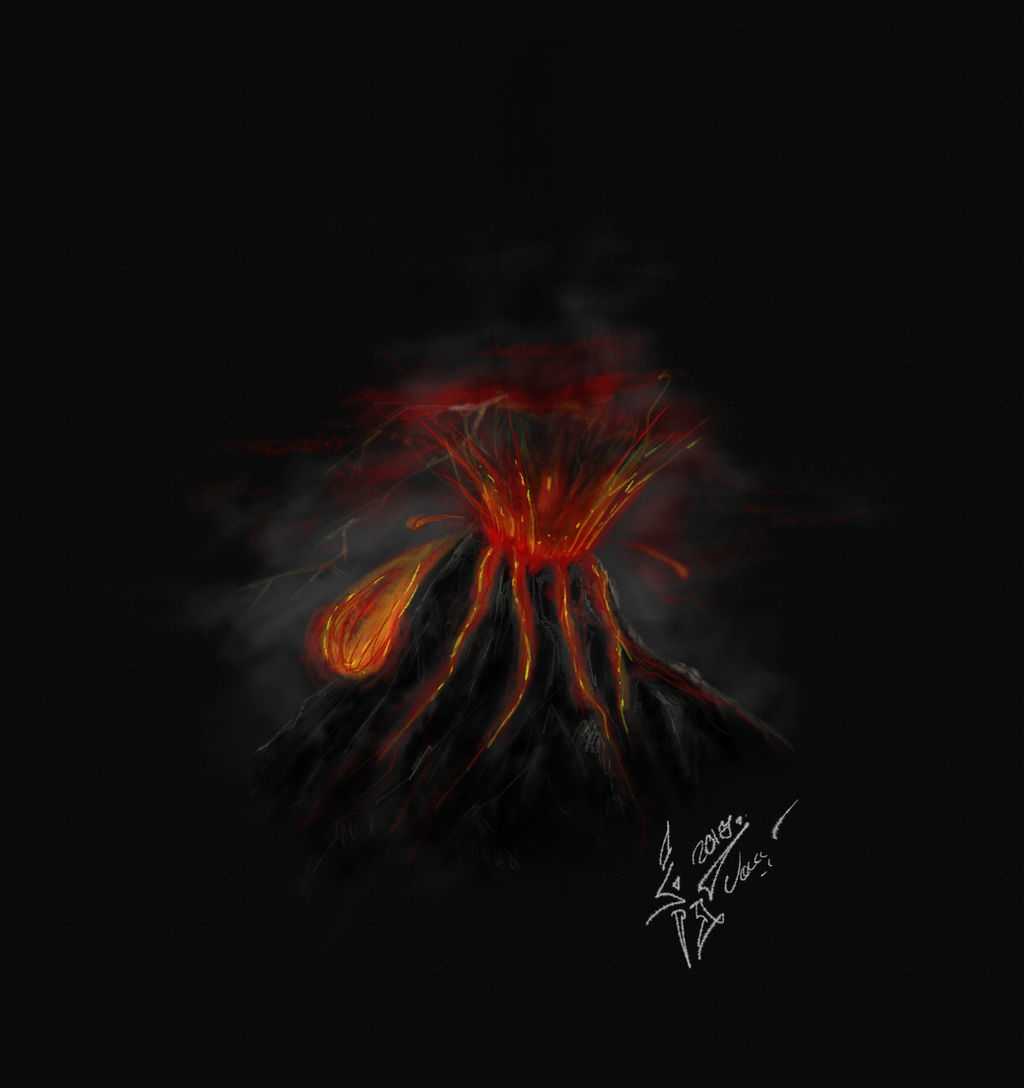 Volcano Deviantart volcano by sSacRiFiceRr on DeviantArt