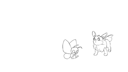 Eevee and Butterfree WIP