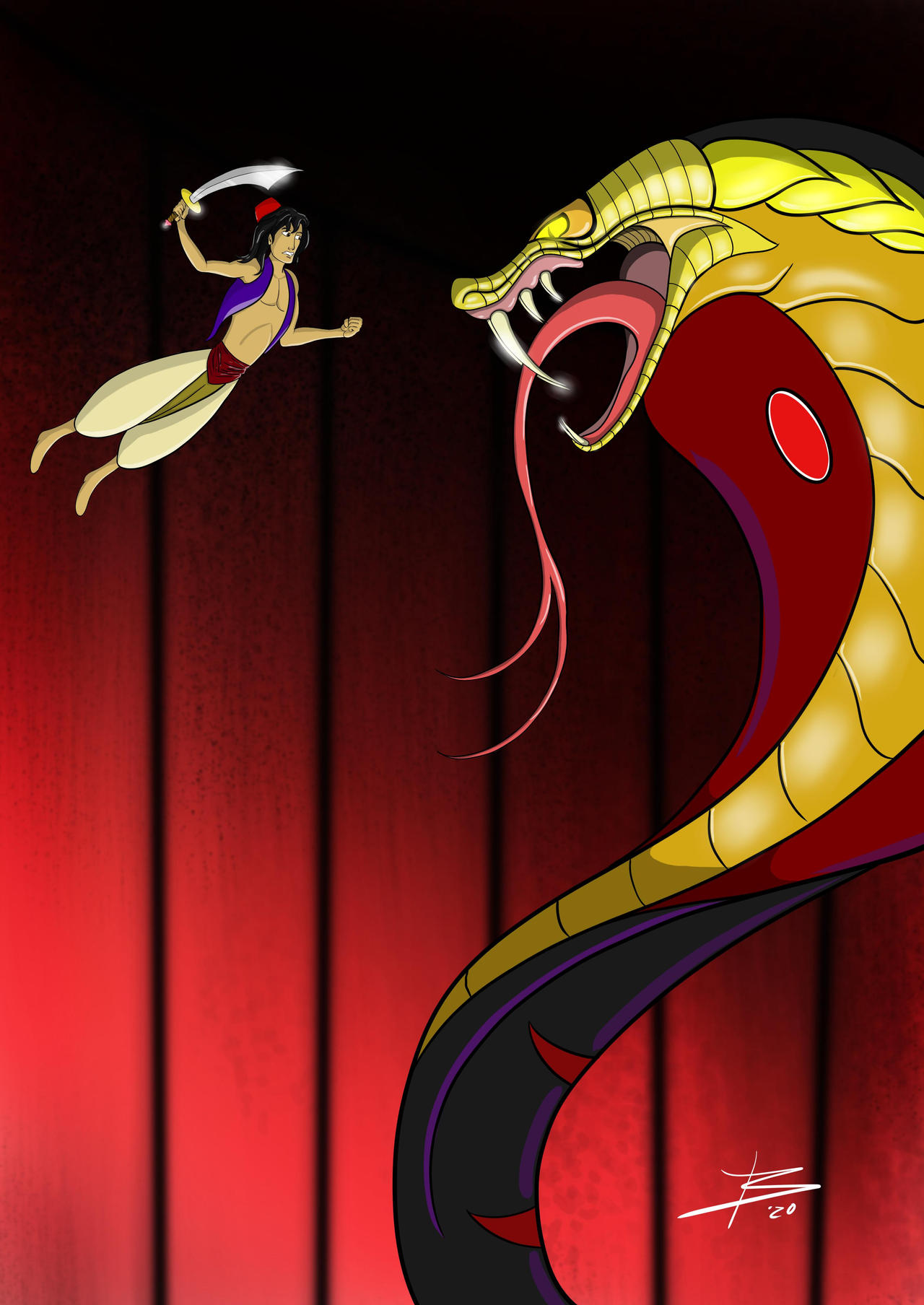 Aladdin Vs Jafar by k-briggs82 on DeviantArt