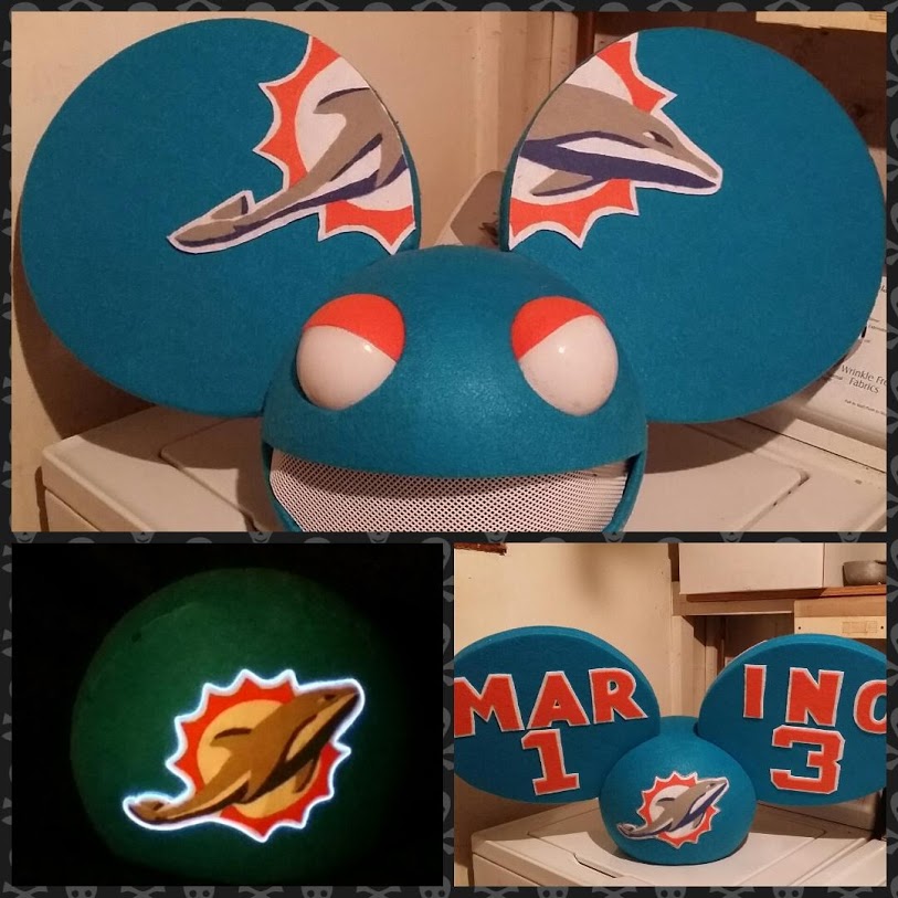 Miami Dolphins Deadmau5 head