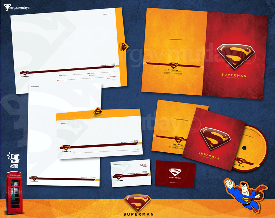 superman corporate identity by operadevil69