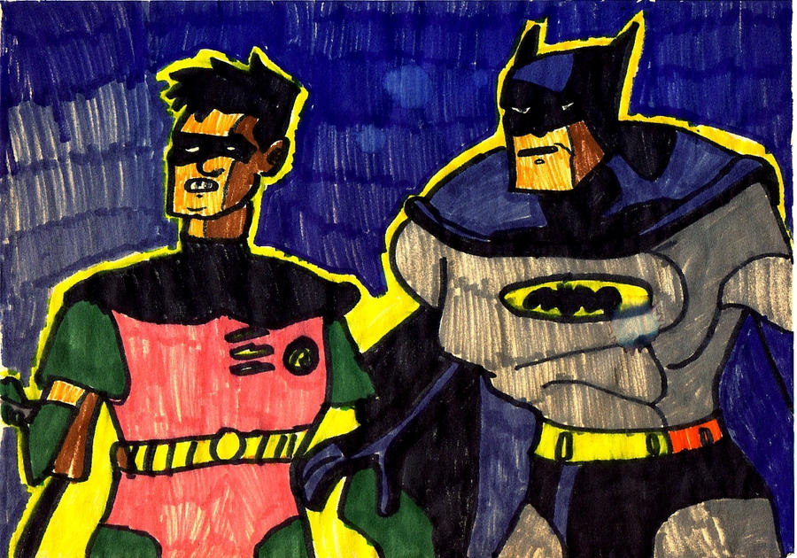 Batman and Robin Drawing by ChrREI on DeviantArt