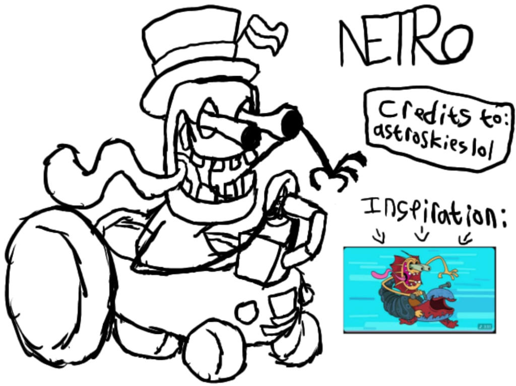 Netro Flipping Off Netro but Hes driving crazy by Netronite3212 on DeviantArt