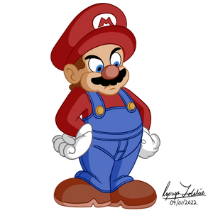 Fred Moore's style of Mario