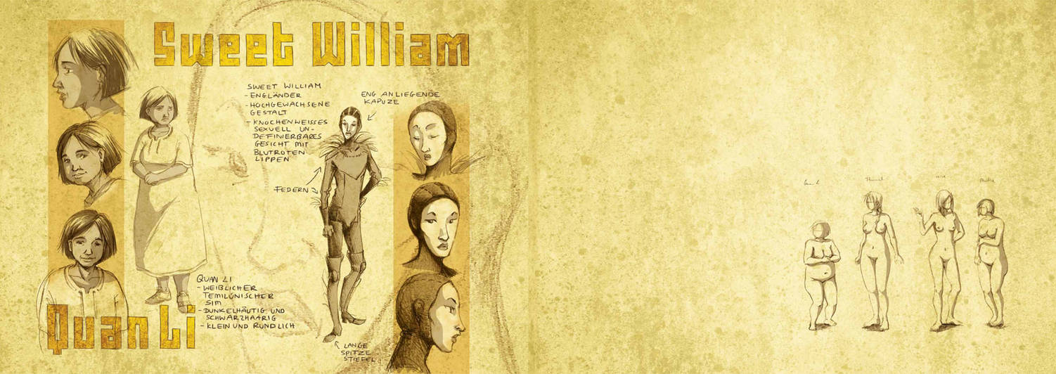 Otherland Booklet - Sweet William and Quan Li