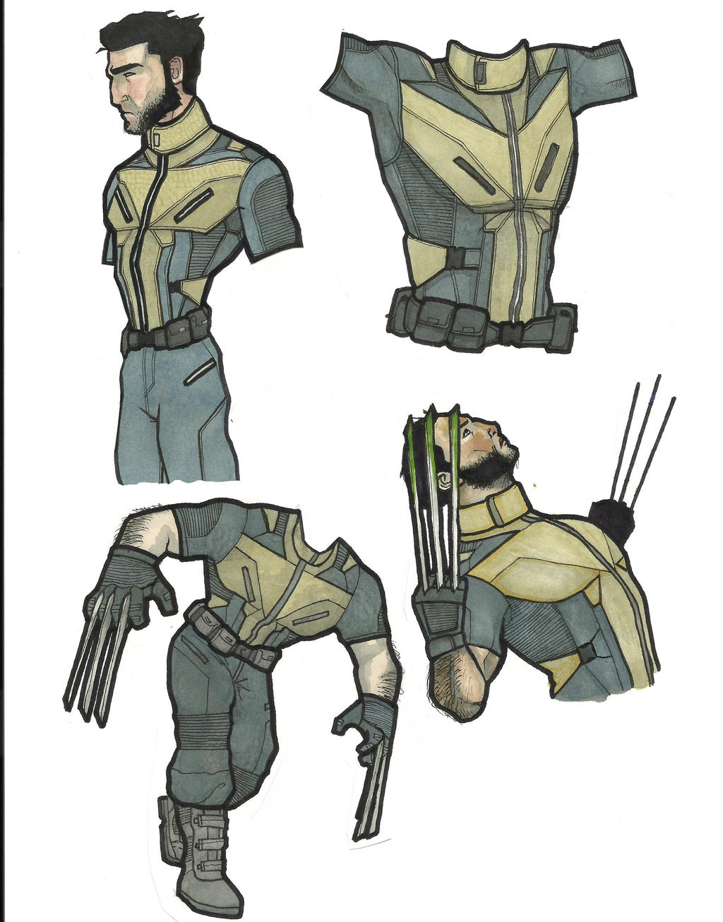 Wolverine Rivals Redesign Wolverine redesign concepts by OshKoshBgosh on DeviantArt