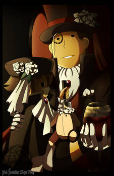 (Redraw) Monocle Layton AU