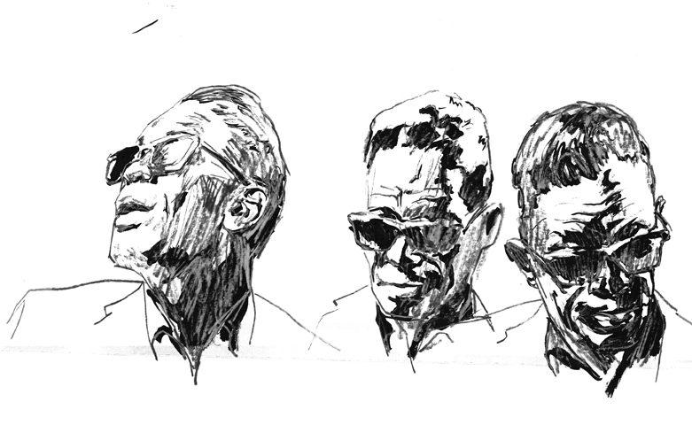 3 Sketches of Lightnin Hopkins