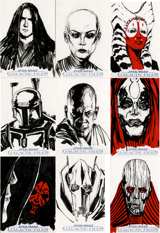 Star Wars Sketch Cards - Prequel II