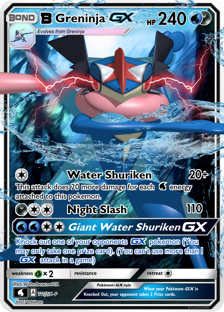 Ash Greninja GX by Waterbeacon on DeviantArt Ash Greninja GX by Waterbeacon on DeviantArt