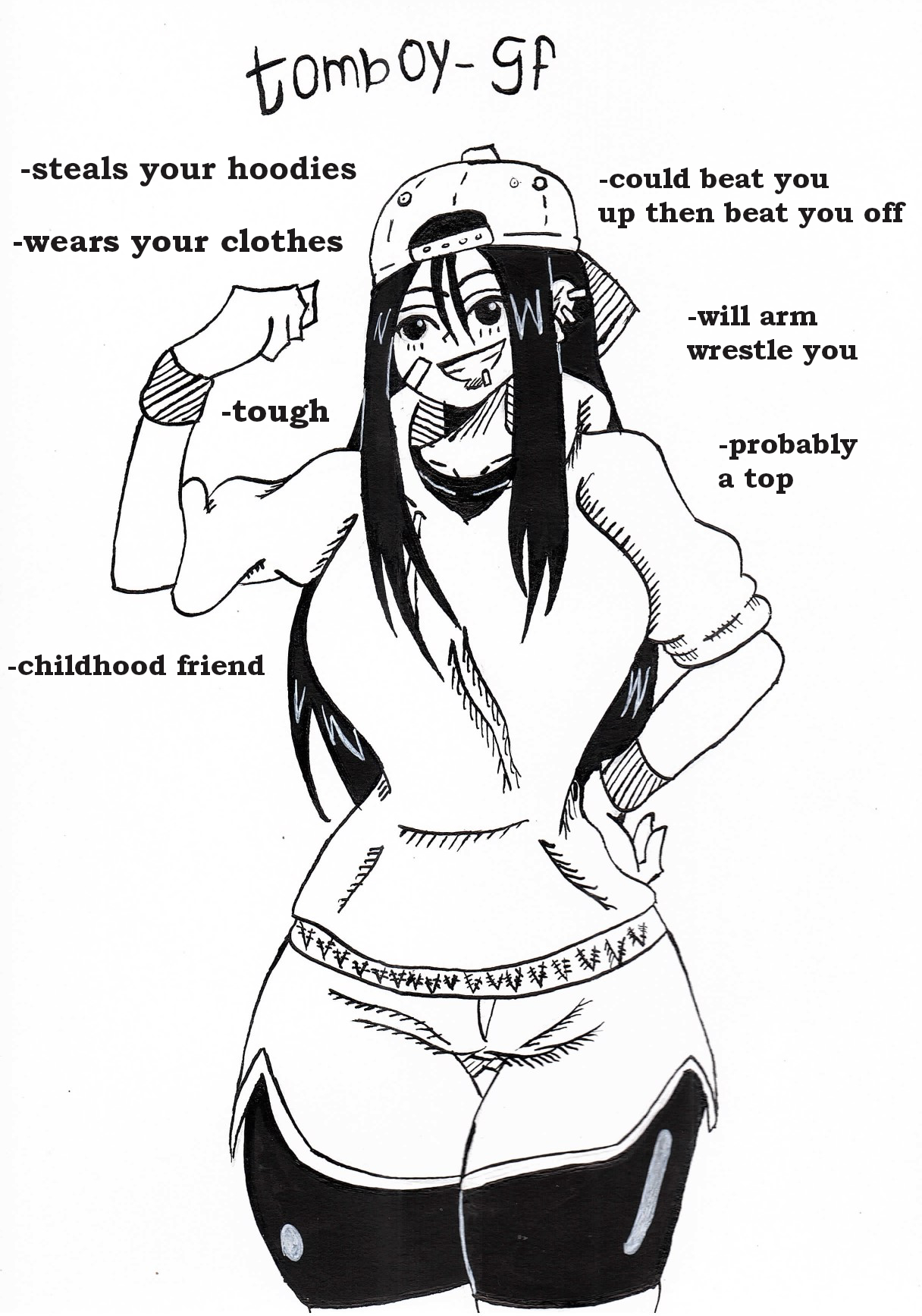 Tomboy gf by utaart on DeviantArt