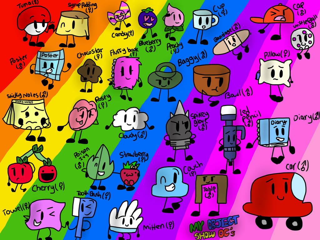 All of my Object OCs by Yukan0429 on DeviantArt