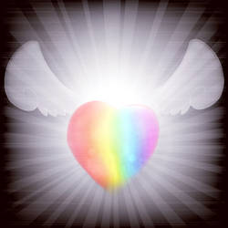 Rainbow heart