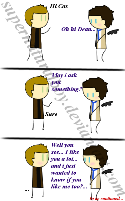 Destiel Comic The Confession part1