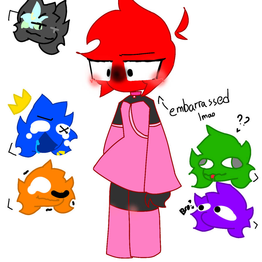 Female Red (Rainbow Friends) by DoodleBoddle on DeviantArt