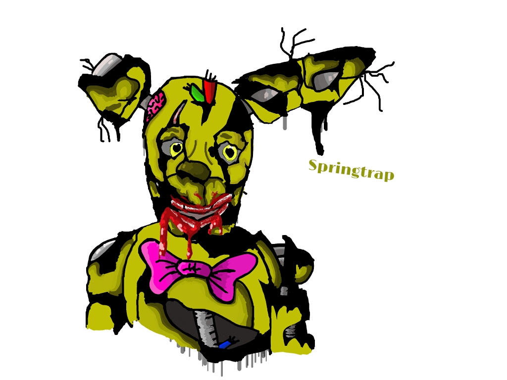 Springtrap #2 by merrysajertzer on DeviantArt
