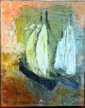 Two Sail Boats Antique