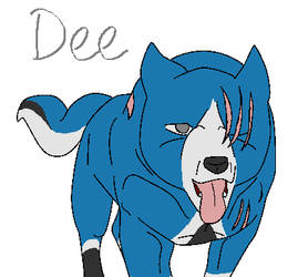 Dee -colored lineart-