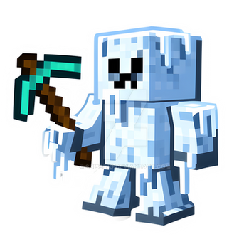 Minecraft Snow Golem sticker