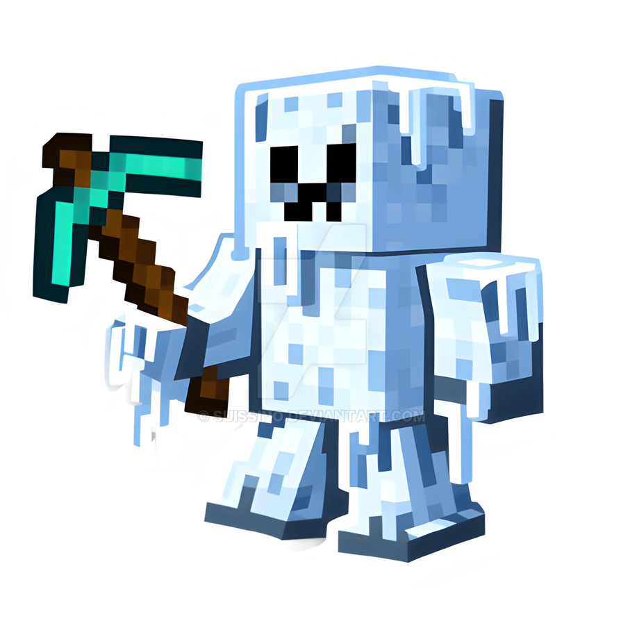Minecraft Snow Golem Sticker By Suissino On Deviantart