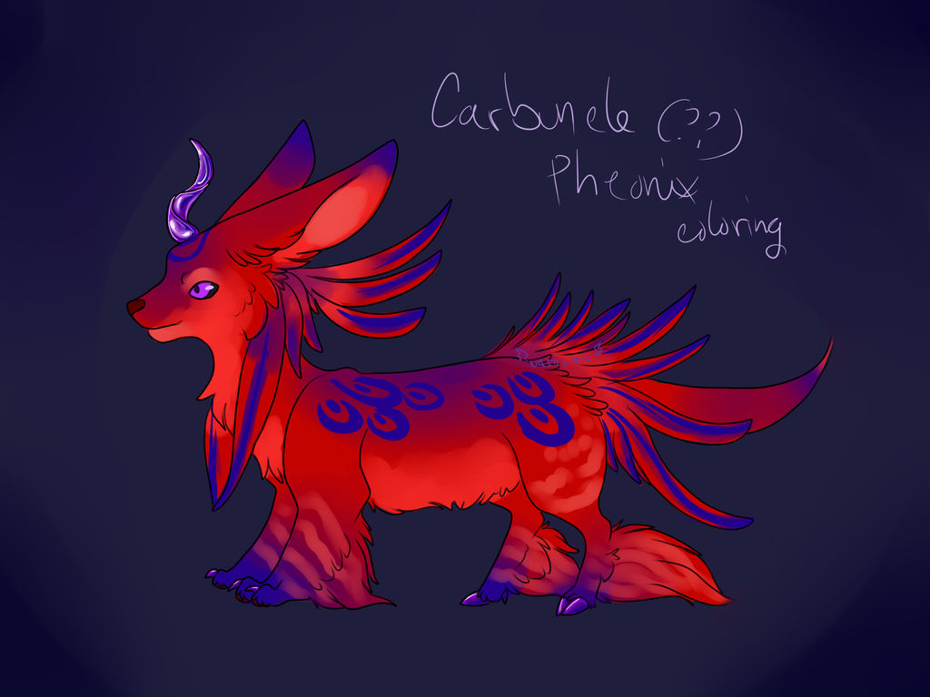 Carbuncle Deviantart Phoenix carbuncle by Junsui-na on DeviantArt