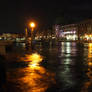 Venice's lights at night