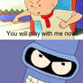 Bender hates Caillou