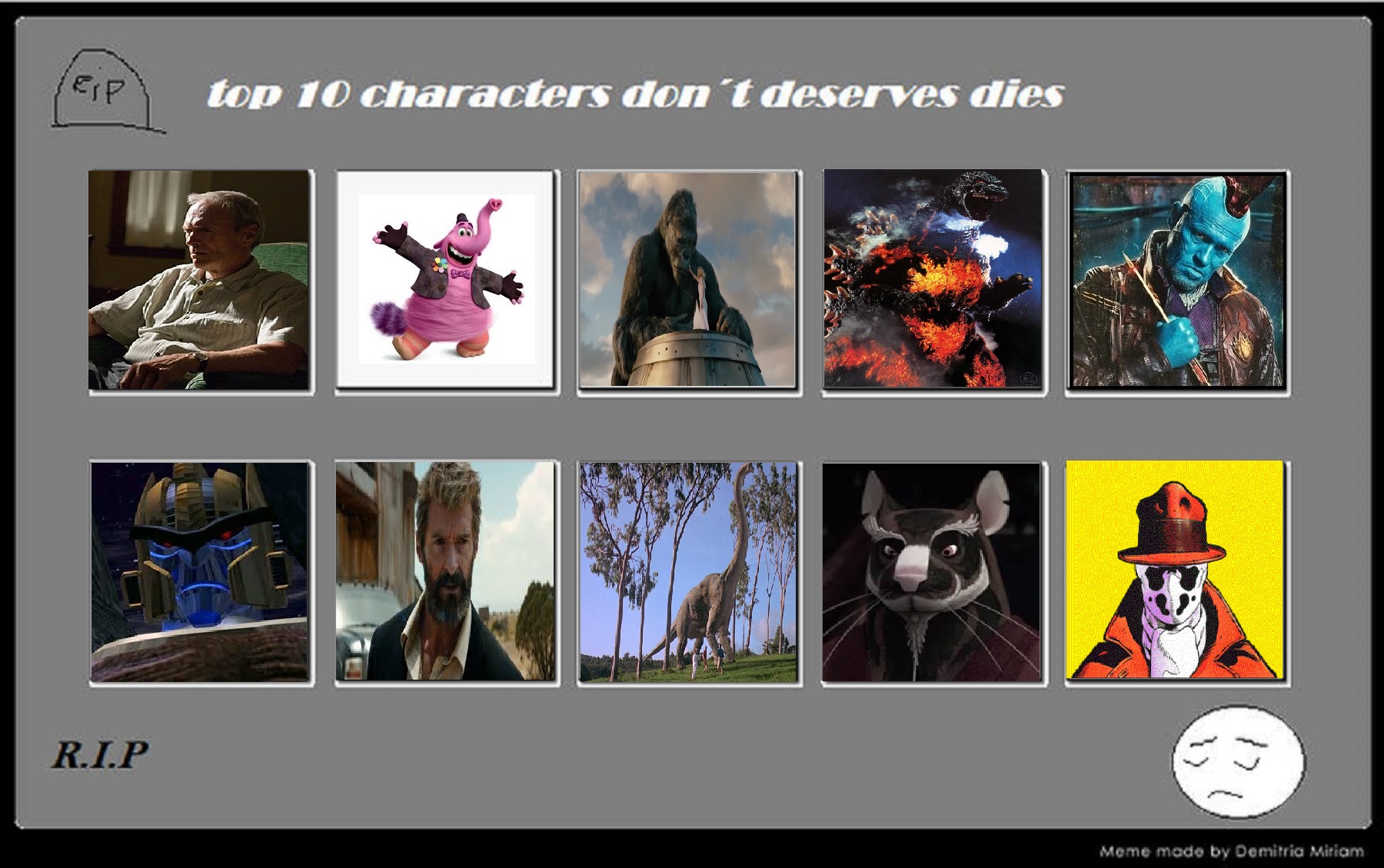 10 Characters Who Didn't Deserve to Die by Dreddzilla on DeviantArt