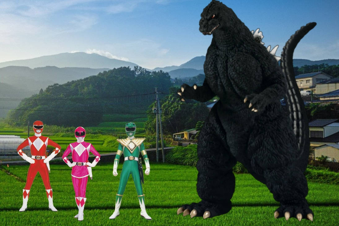Godzilla Vs Ranger Godzilla meets Power Rangers by Dreddzilla on DeviantArt