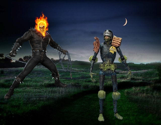 Ghost Rider vs Judge Death by Dreddzilla on DeviantArt