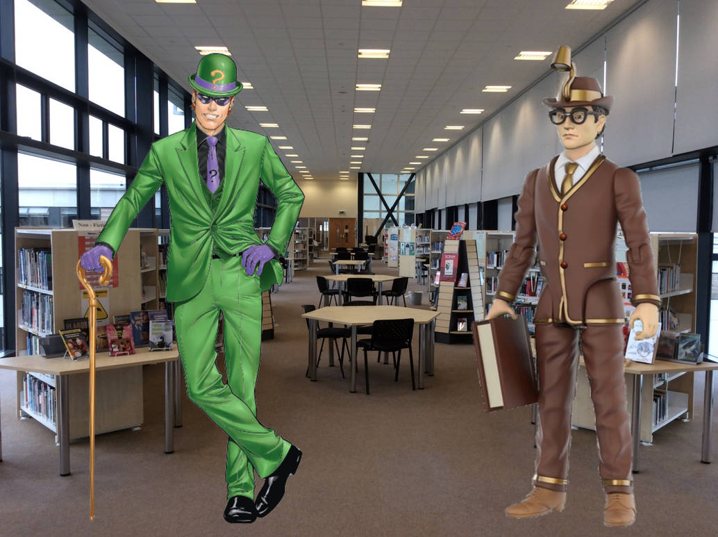 Riddler and Bookworm by Dreddzilla on DeviantArt