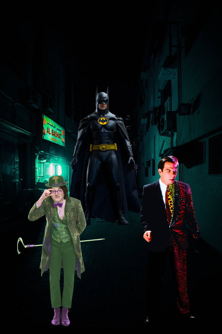 Batman 89 vs Two Face and Riddler by Dreddzilla on DeviantArt