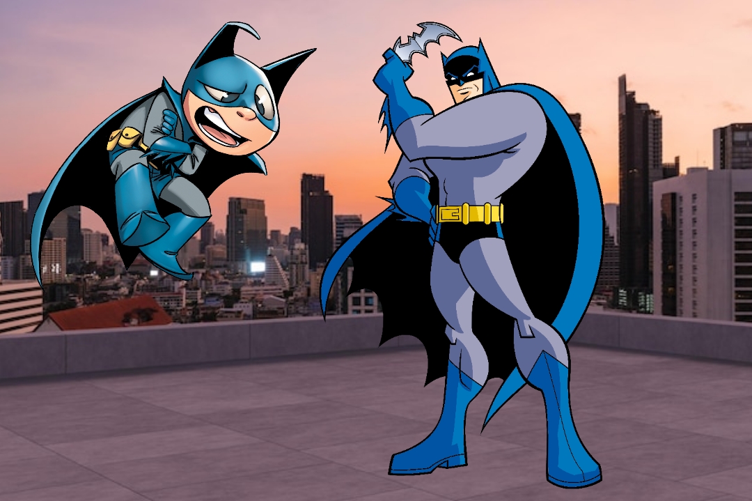 Batman and Bat-Mite by Dreddzilla on DeviantArt