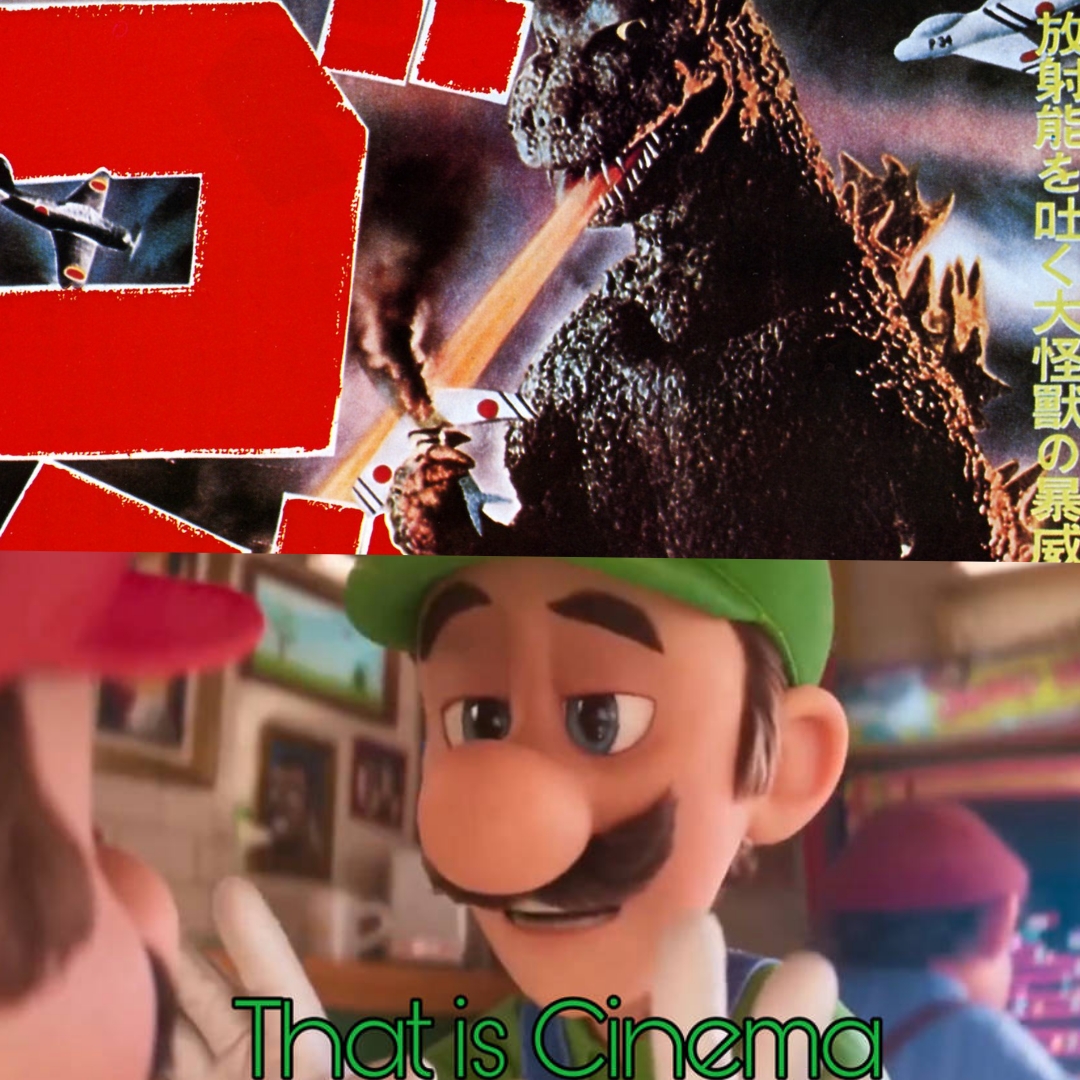 Godzilla Call Luigi calls Godzilla 1954 cinema by Dreddzilla on DeviantArt