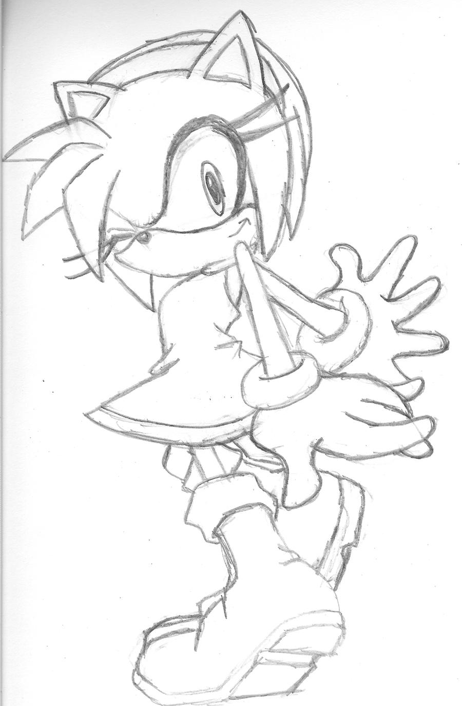 Amy Rose Sketch By Aros2 On DeviantArt amy-rose-sketch-by-aros2-on-deviantart