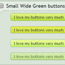 Small wide Green buttons