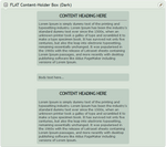 FLAT Content-Holder Box (Dark) by CypherVisor