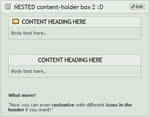 NESTED content-holder box 2 by CypherVisor
